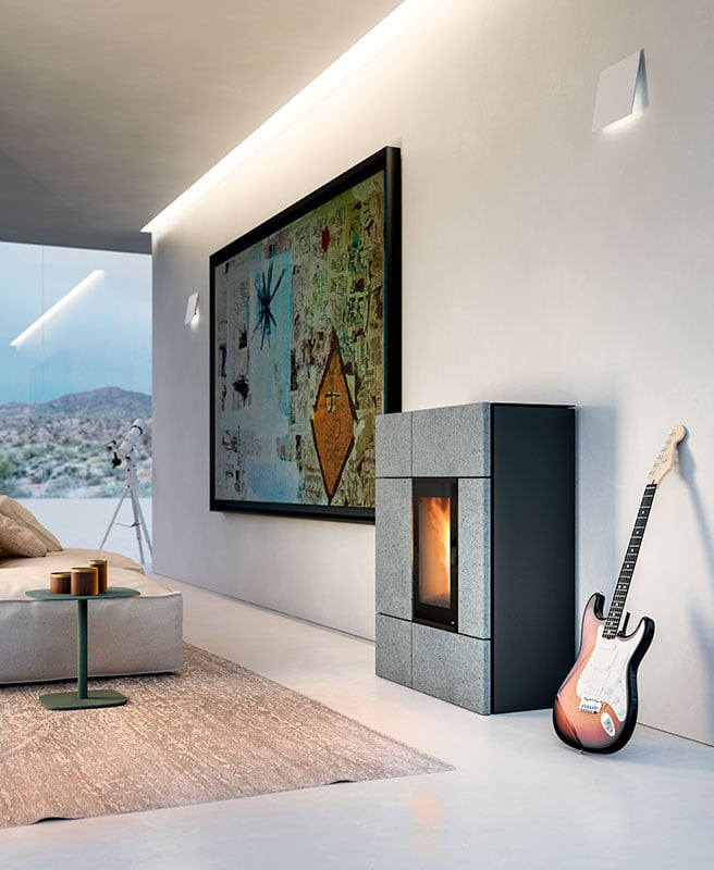 Der Kaminofen aus Speckstein